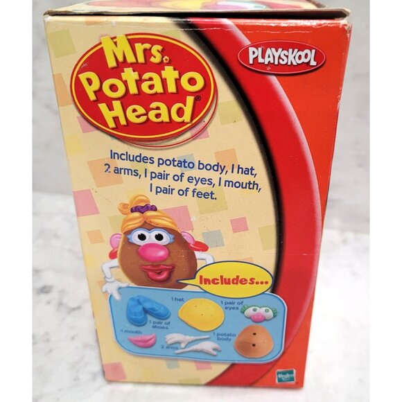 Vintage Mrs. Potato Head Toy by Playskool 2006 Complete 6 Pieces - Picture 3 of 4